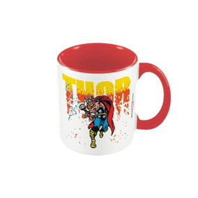 Thor Inner Two Tone Mug White/Red/Yellow (One Size)