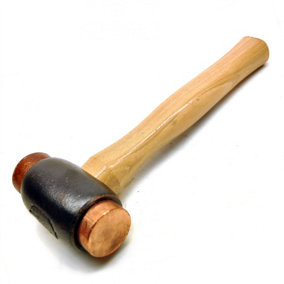 Thor No 3 Copper and Rawhide Hide Faced Hammer Mallet Dead Blow 3lb
