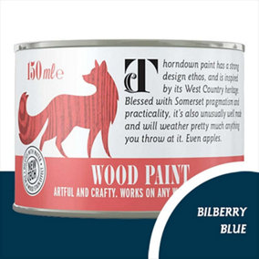 Thorndown Bilberry Blue Wood Paint 150 ml