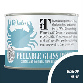 Thorndown Bishop Blue Peelable Glass Paint 150 ml