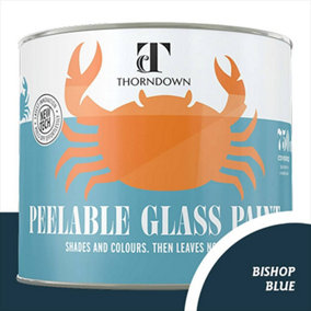 Thorndown Bishop Blue Peelable Glass Paint 750 ml