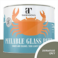 Thorndown Dormouse Grey Peelable Glass Paint 750 ml