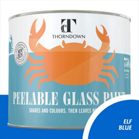 Thorndown Elf Blue Peelable Glass Paint 750 ml