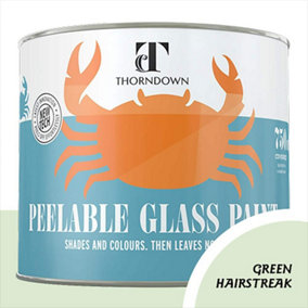 Thorndown Green Hairstreak Peelable Glass Paint 750 ml