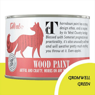 Thorndown Gromwell Green Wood Paint 150 ml