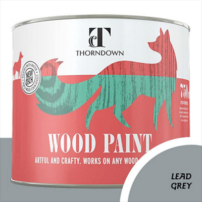 Thorndown Lead Grey Peelable Glass Paint 750 ml