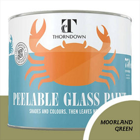 Thorndown Moorland Green Peelable Glass Paint 750 ml