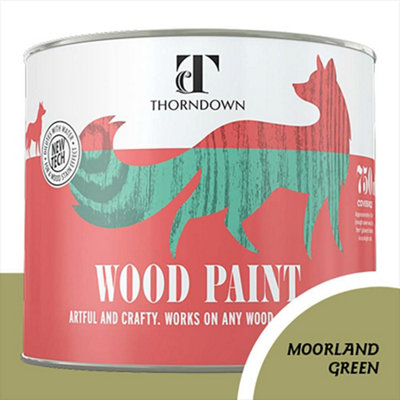 Thorndown Moorland Green Wood Paint 750 ml