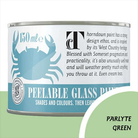 Thorndown Parlyte Green Peelable Glass Paint 150 ml