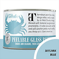 Thorndown Skylark Blue Peelable Glass Paint 150 ml