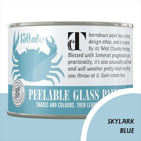 Thorndown Skylark Blue Peelable Glass Paint 150 ml