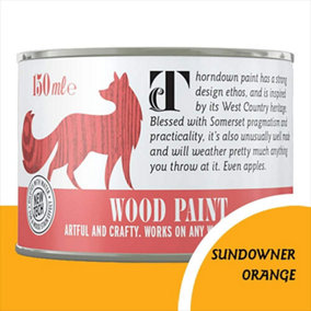 Thorndown Sundownder Orange Wood Paint 150 ml