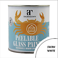 Thorndown Swan White Peelable Glass Paint 450 ml