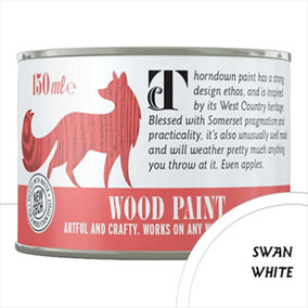 Thorndown Swan White Wood Paint 150 ml