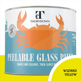 Thorndown Wizard Yellow Peelable Glass Paint 750 ml