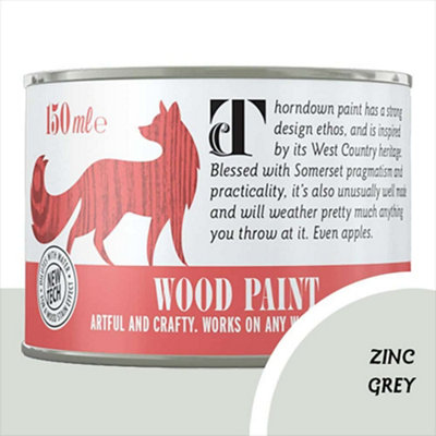 Thorndown Zinc Grey Wood Paint 150 ml