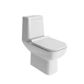 Thornfield Close Coupled Toilet with Eco Flush & Includes Slim Soft Close Seat
