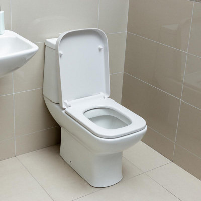 Thornfield Close Coupled Toilet with Soft Close Seat - 5