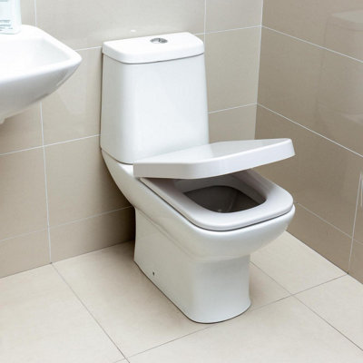 Thornfield Close Coupled Toilet with Soft Close Seat - 6