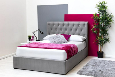 Thorpe upholstered store storage bed