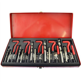 Thread installation and repair kit helicoil set 131pc metric sizes M5 to M12