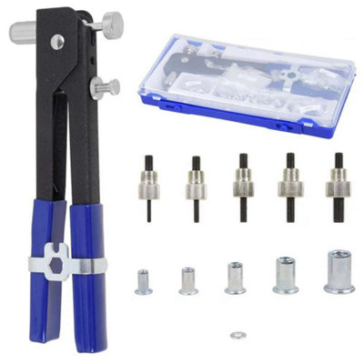 Threaded Nut Riveter Gun M3-M8 Insert Tool Riveter Rivnut Nutsert Kit ...
