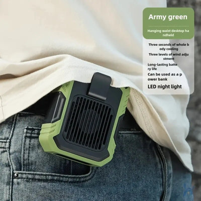 Three-in-One Portable Fan with Mobile Power USB Charging Bladeless ...