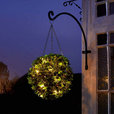 Three Kings 20 LED Holly Ball Christmas Decoration (30cm) Price Comparisons | Compare The Build