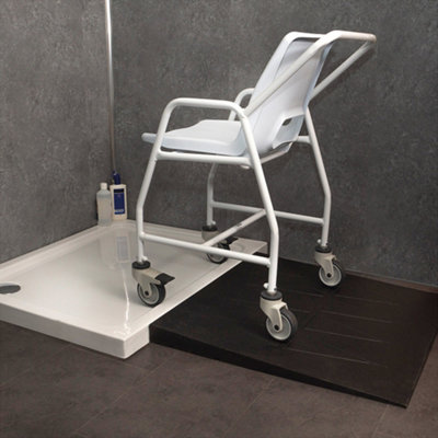 Threshold Edge Slip Resistant Rubber Ramp - 60 x 760 x 750mm - Easy Install