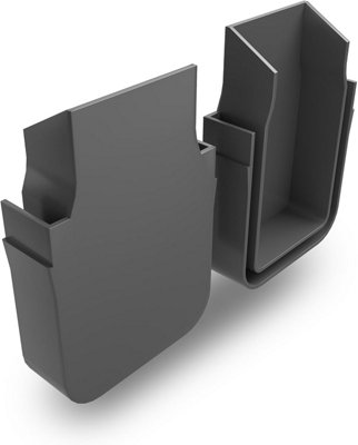 Threshold End Cap - Driveway Patio Garden Drainage System - 2 Pack