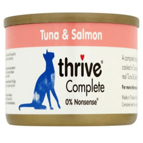 Thrive Complete Adult Tuna & Salmon 75g (Pack of 12)