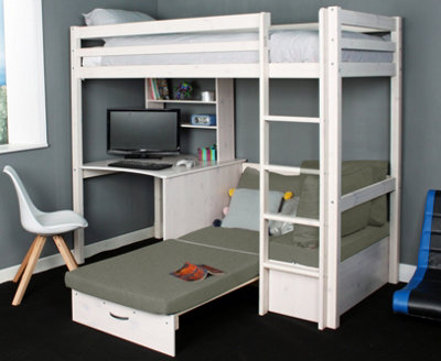 Thuka hit high-sleeper 9 with futon silver