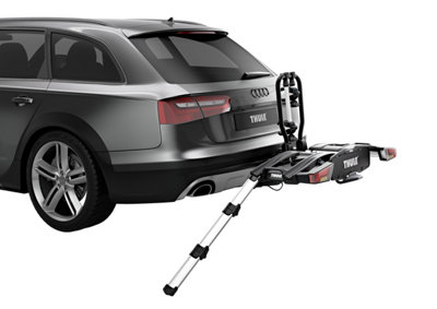 Thule EasyFold 2 Bike Cycle Carrier Rack with Loading Ramp, Tow Bar Mounted