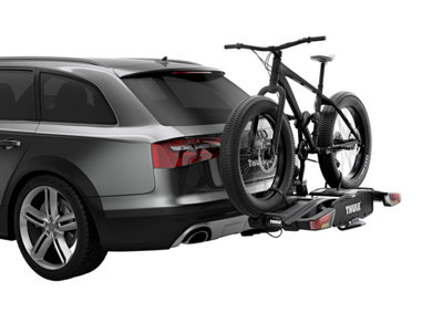Thule EasyFold 2 Bike Cycle Carrier Rack with Loading Ramp, Tow Bar Mounted