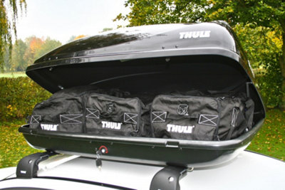 Thule Ocean 100 Car Roof Box - Black Glossy