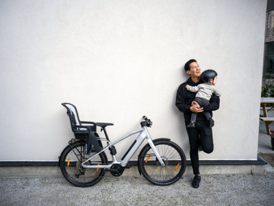 Thule RideAlong 2 Child Kids Cycle Bike Seat Black Dark Grey