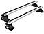 Thule Roof Rack Square Bars Complete System, Fits Renault Captur 2020- onwards, Normal Roof, No Rails