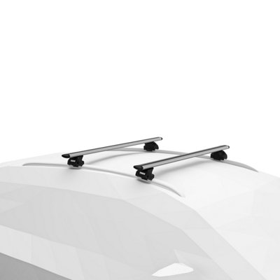 Thule Roof Rack Wing Bar Evo Complete Kit, Fits Renault Captur 2020- onwards, Flush Rail Fitment