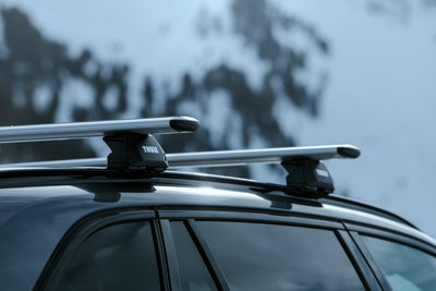 Thule Roof Rack Wing Bar Evo Complete Kit, Fits Renault Captur 2020- onwards, Flush Rail Fitment