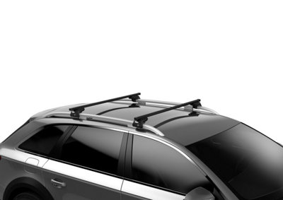 Thule Smart Rack Bars 118cm Universal Fitment for Vehicles with Open Roof Rails