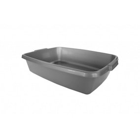 Thumbs Up Deluxe Cat Litter Tray Grey (One Size)