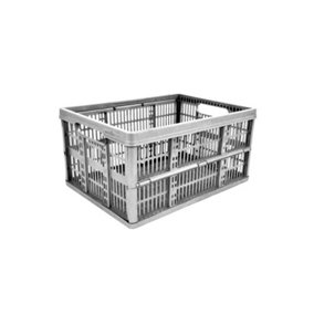 Thumbs Up Folding Crate Silver (48 x 35 x 24cm.)