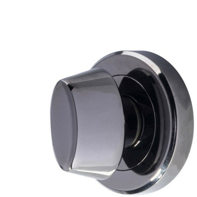 Thumbturn Lock and Release Handle Beveled Edge Concealed Fix Black Nickel