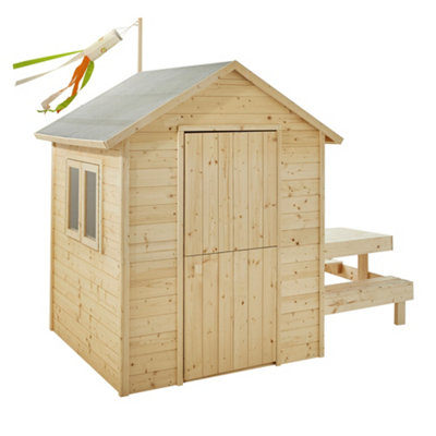 Tiana Playhouse with Picnic Bench 7 x 4 - 6