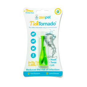 Tick Tornado Tick Removal Tool Pet Dog Horse Cat Quick Easy & Safe By ZenPet