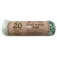 Tidy Z Biodegradable Bin Bags (Pack of 20) Green (300mm x 350mm)