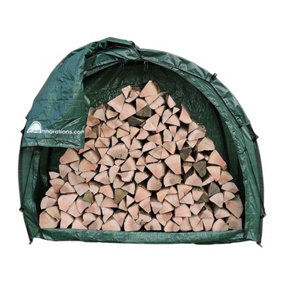 TidyTent LOG CAVE Outdoor Log & Firewood Store