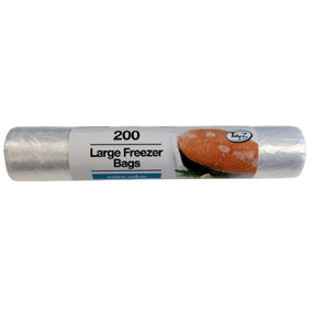 Tidyz Freezer Bag (Pack of 200) Silver (13cm x 15cm x 12cm)
