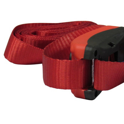 Tie Down Cambuckle Straps 25MM 3M - S Hook Pack of 10 (Enclosed Pre ...