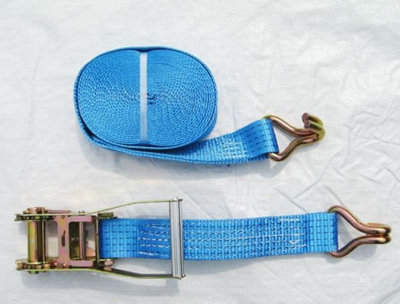 Tie Down Ratchet Straps 5T 50MM 4M X1 (Cargo Lashing Rack Load J Claw)